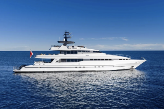 The 40m Heesen yacht Brazil in Tarragona