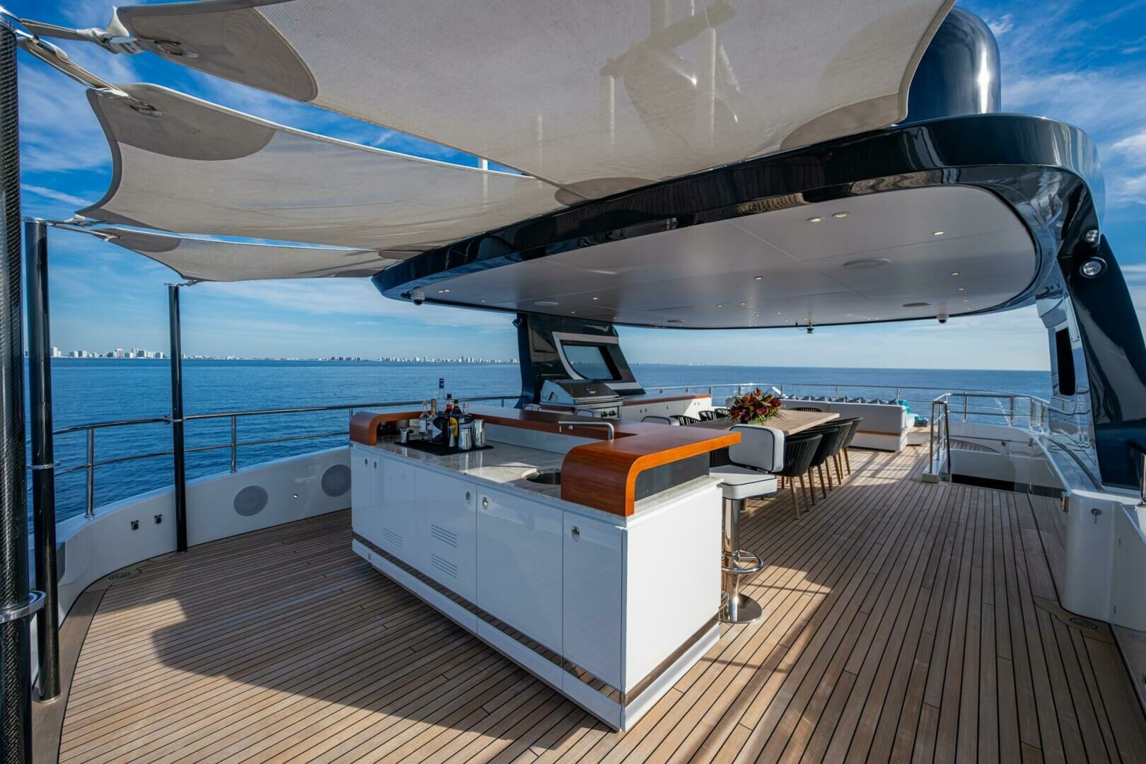 Kings Lair yacht deck