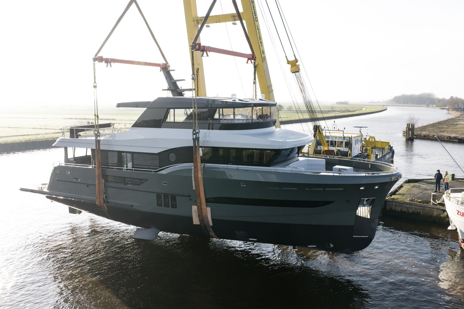 Second 26m Steeler Ocean Explorer 85 yacht Moss launched