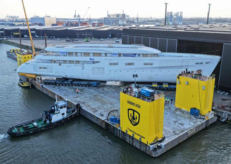 Article image for Exclusive: Hull of 83m Feadship 829 superyach...