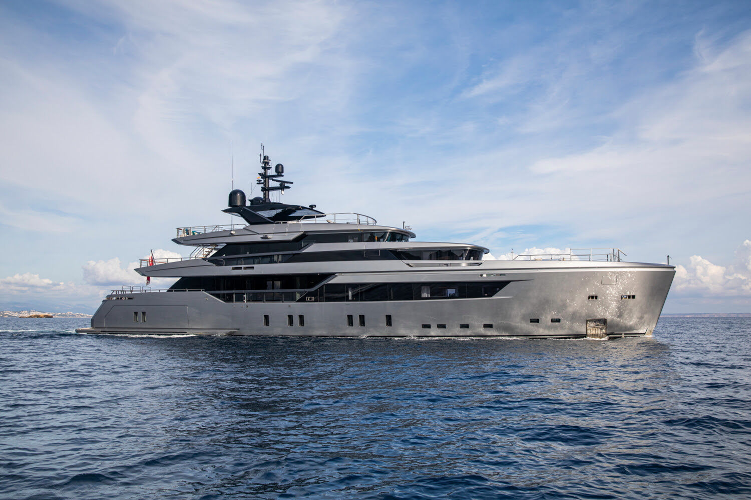 45m Sanlorenzo Alloy yacht Pandion Pearl sold