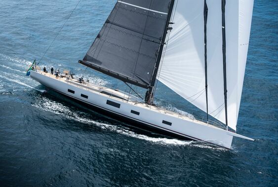 35m Southern Wind SW108 sailing yacht Kalantis delivered
