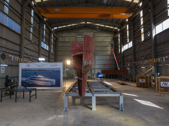 Article image for Keel of 50m ADA Elite yacht DaGuSha VII laid ...