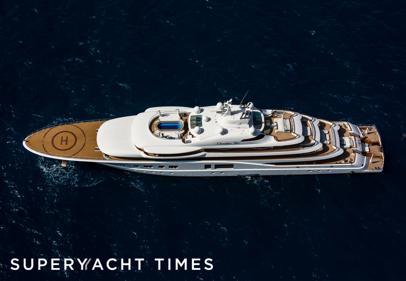 Quantum Blue anchored