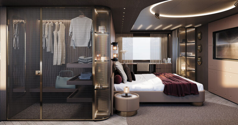 Article image for Ocean King reveals brutalist interior design ...