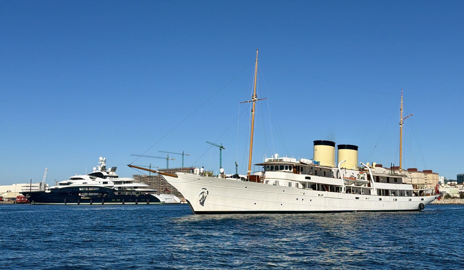 Talitha and Serene superyachts in Gibraltar