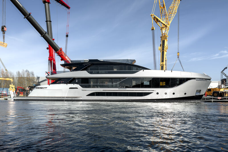 Article image for 40m Van der Valk yacht Project EVO launched a...