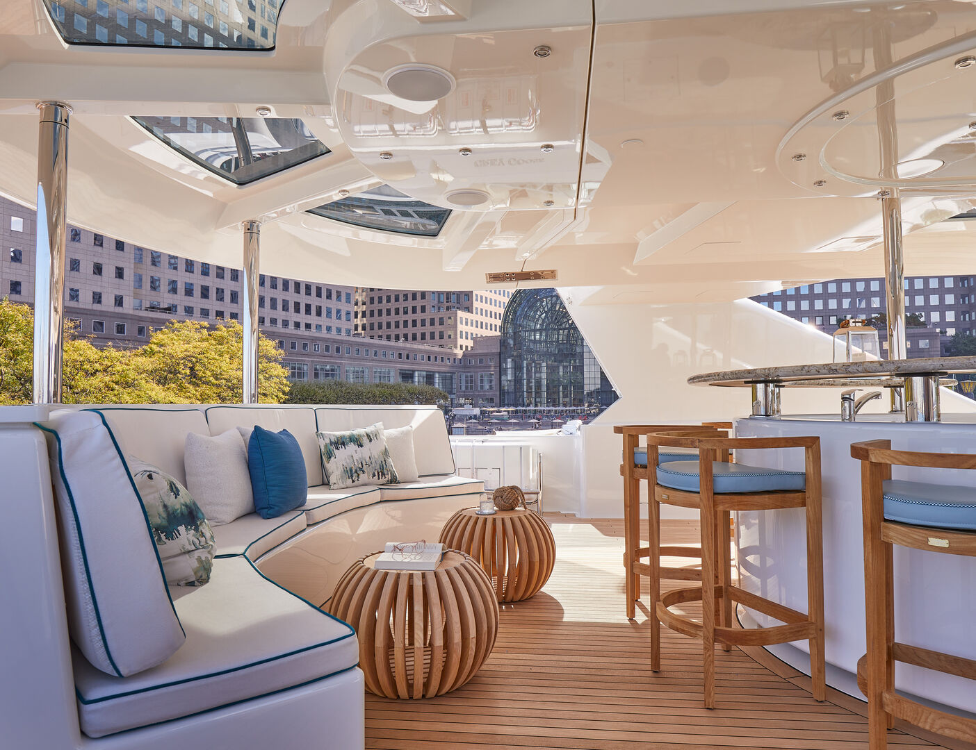 Night Howl yacht deck