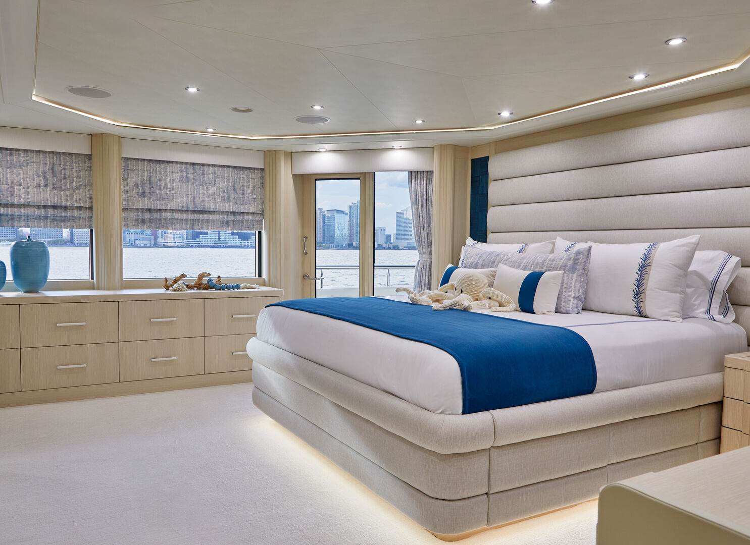 Night Howl yacht stateroom