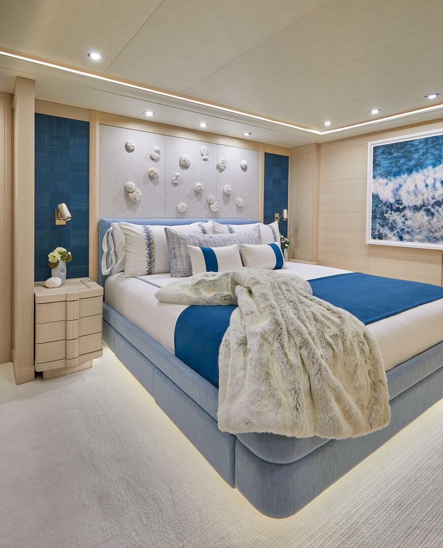 Night Howl yacht stateroom
