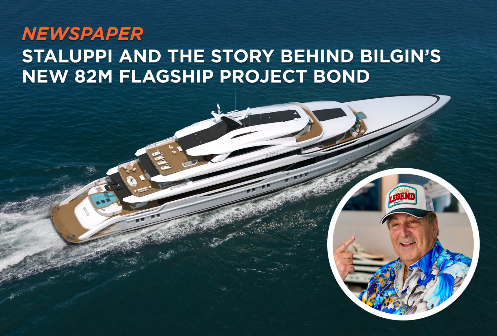 Staluppi and the story behind Bilgin's new 82m flagship Project Bond