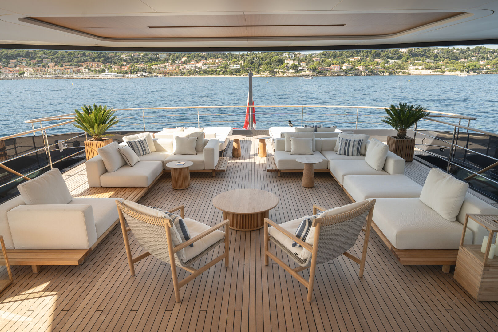 Seawolf X yacht deck