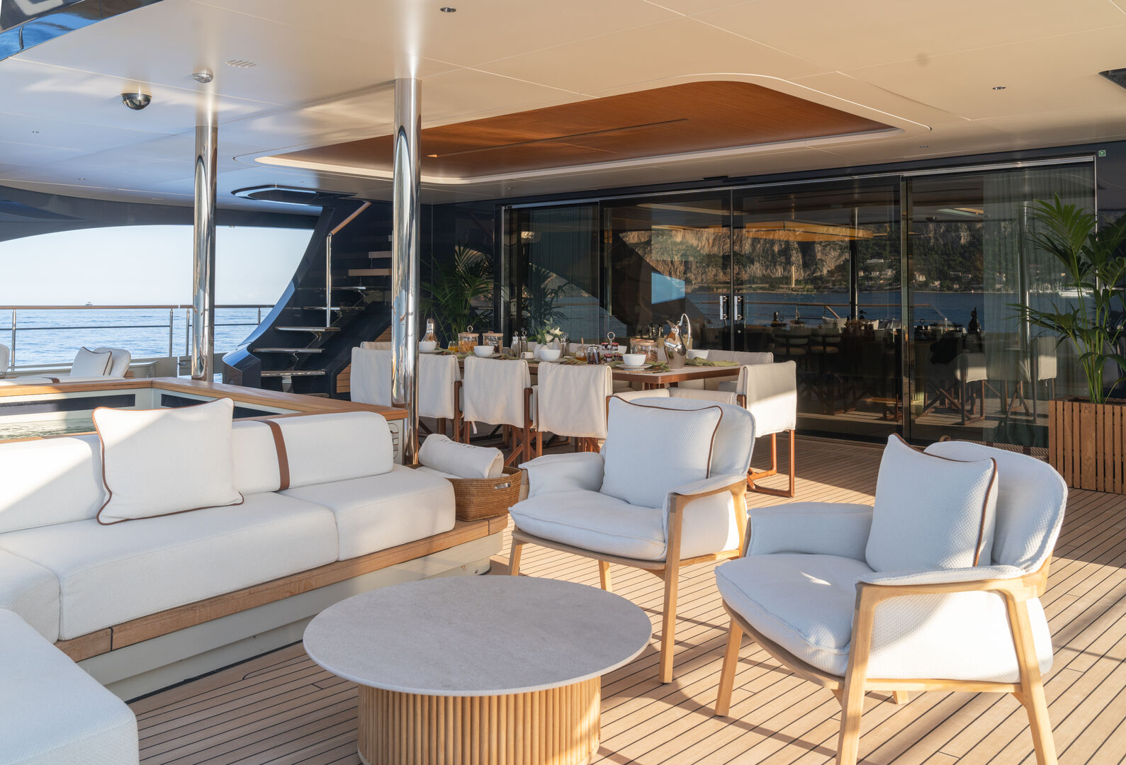 Seawolf X yacht deck