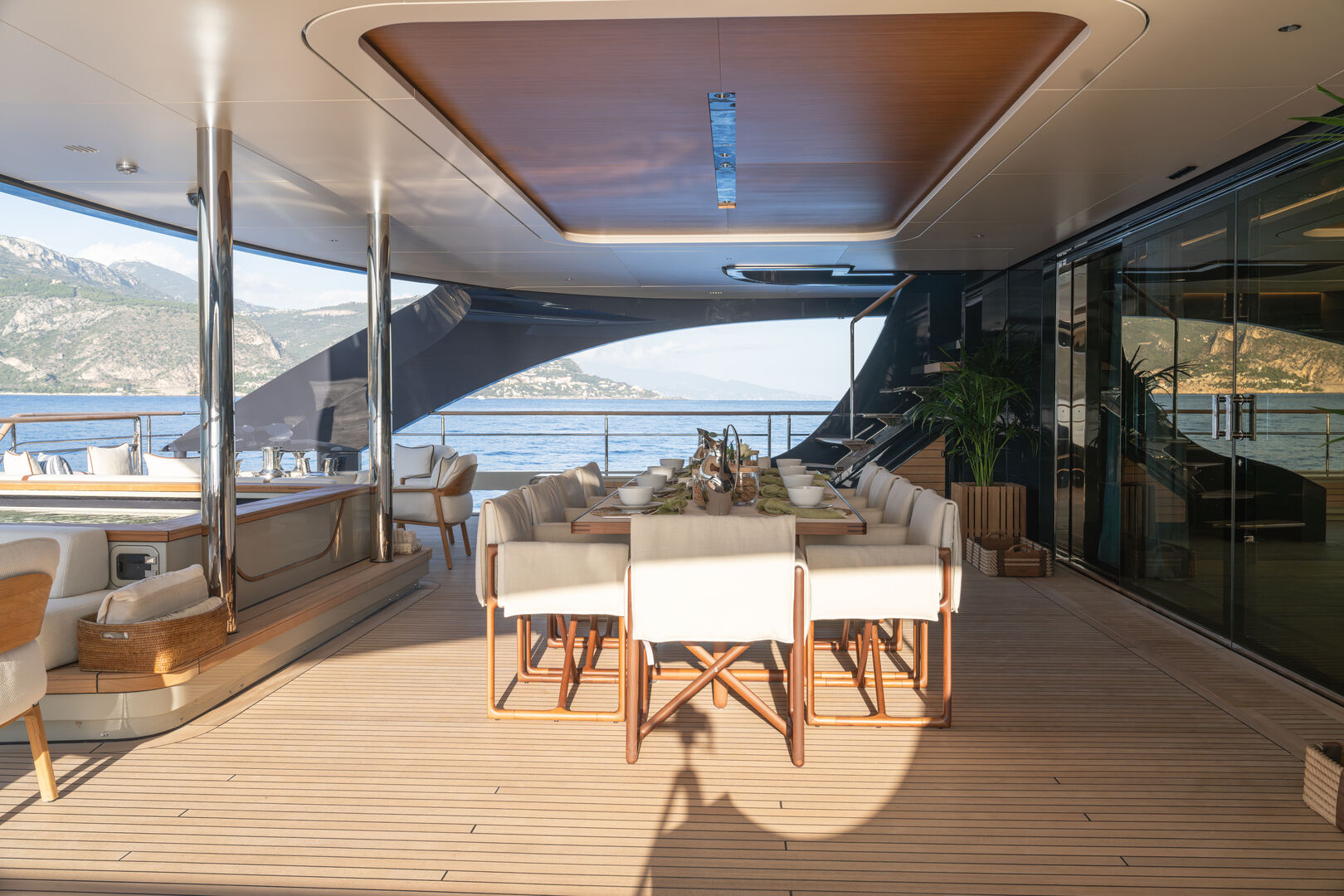Seawolf X yacht deck