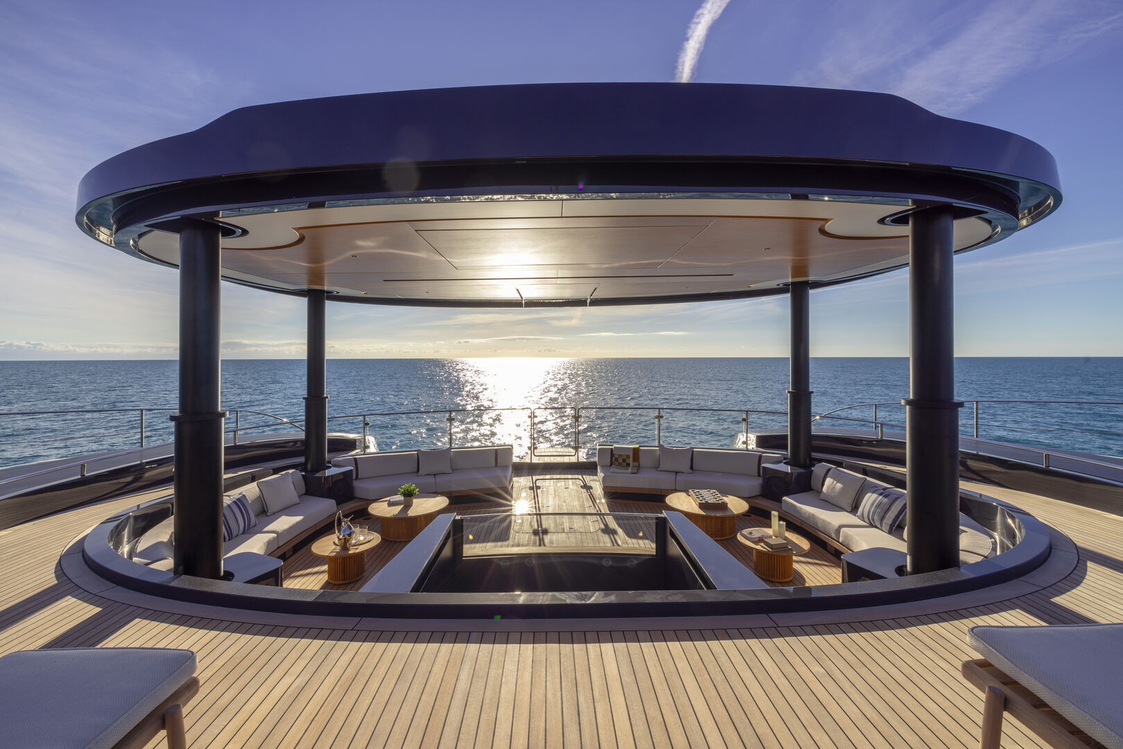 Seawolf X yacht deck