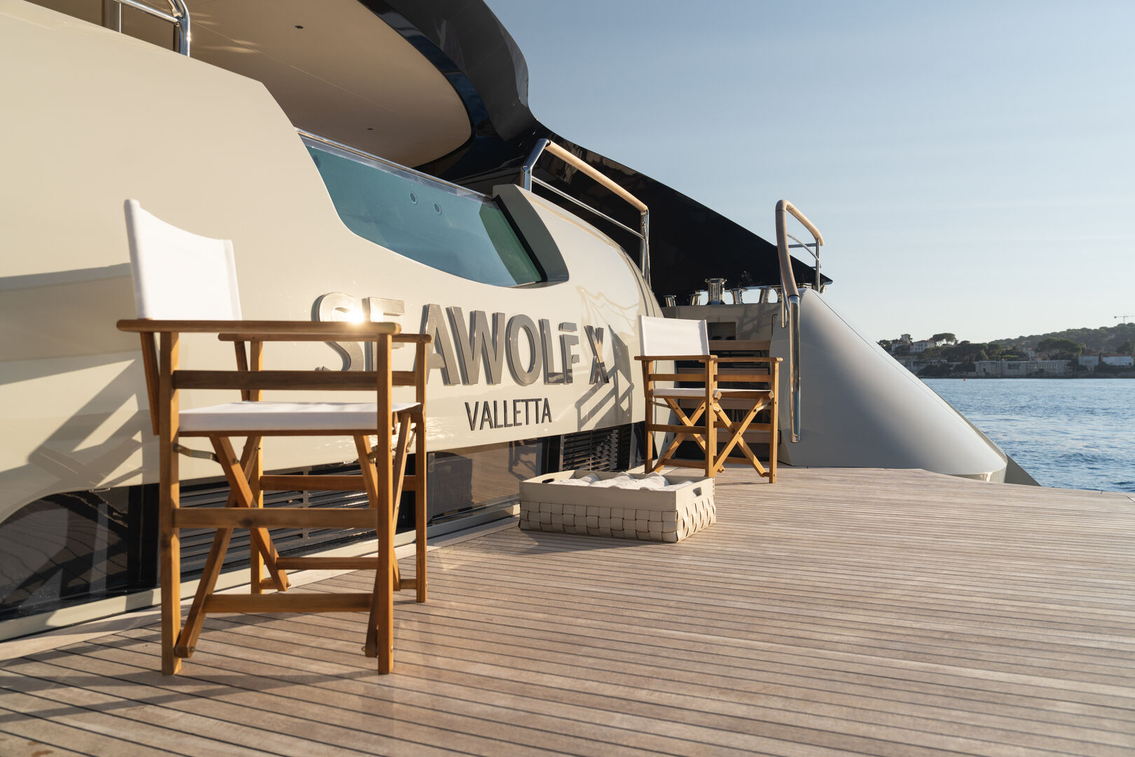Seawolf X yacht deck
