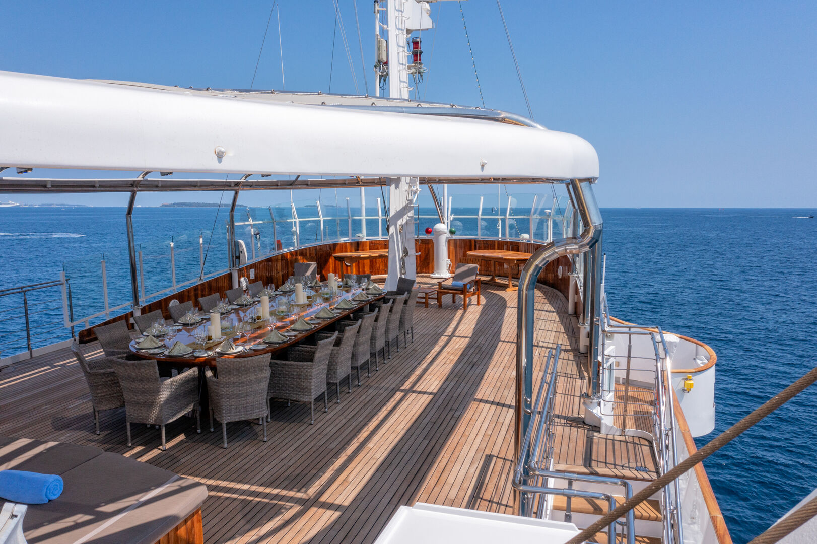 Christina O yacht deck 