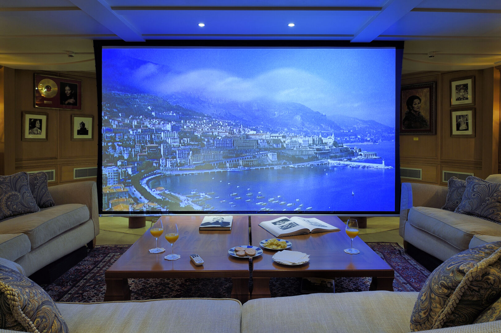 Christina O yacht cinema 