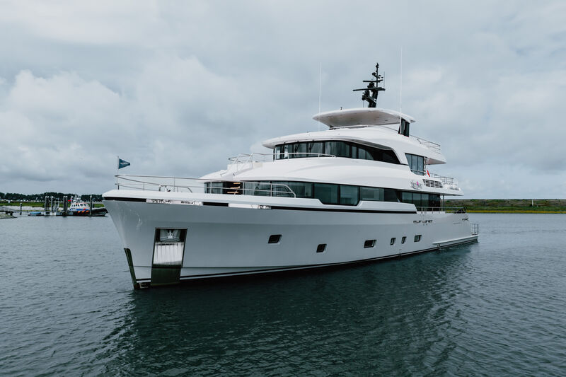 85m Oceanco superyacht Vibrant Curiosity in Fort Lauderdale