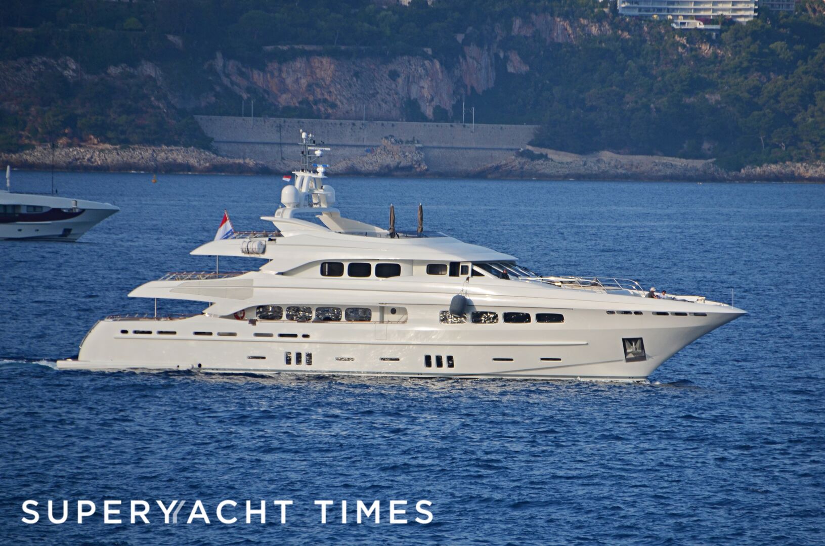 Latitude anchored off Monaco