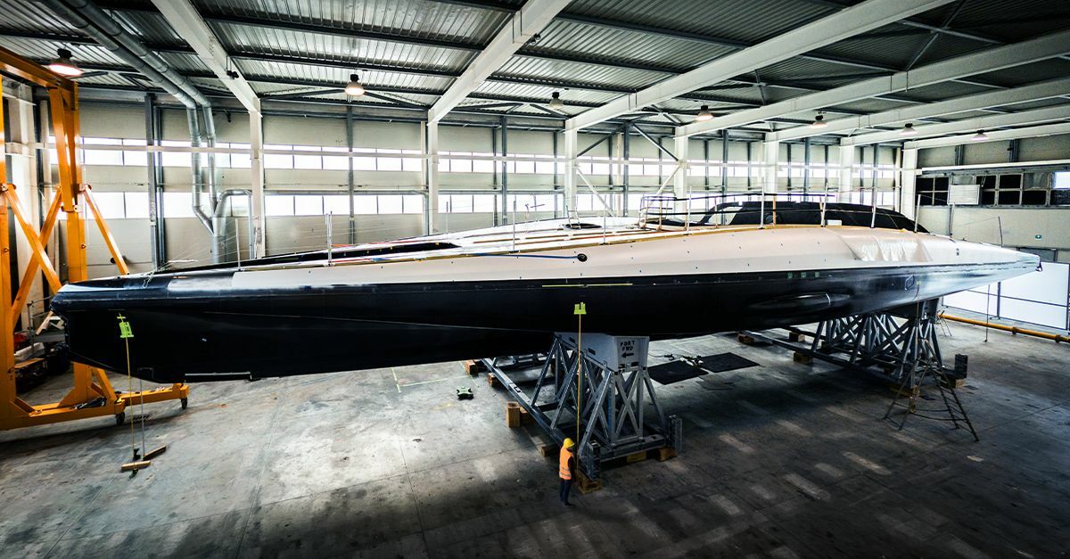 Desmoldagem interna do Ferrari Hypersail