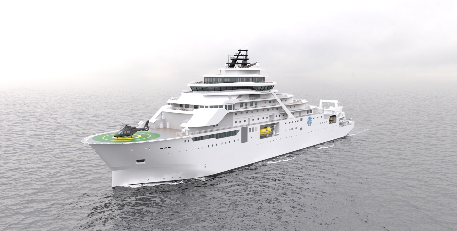Vard signs contract with Gabe Newell's Inkfish for 162m RV11000 research vessel