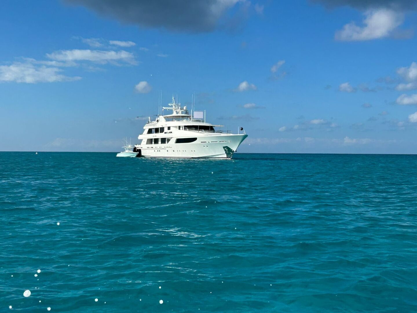 NIght Howl yacht anchored
