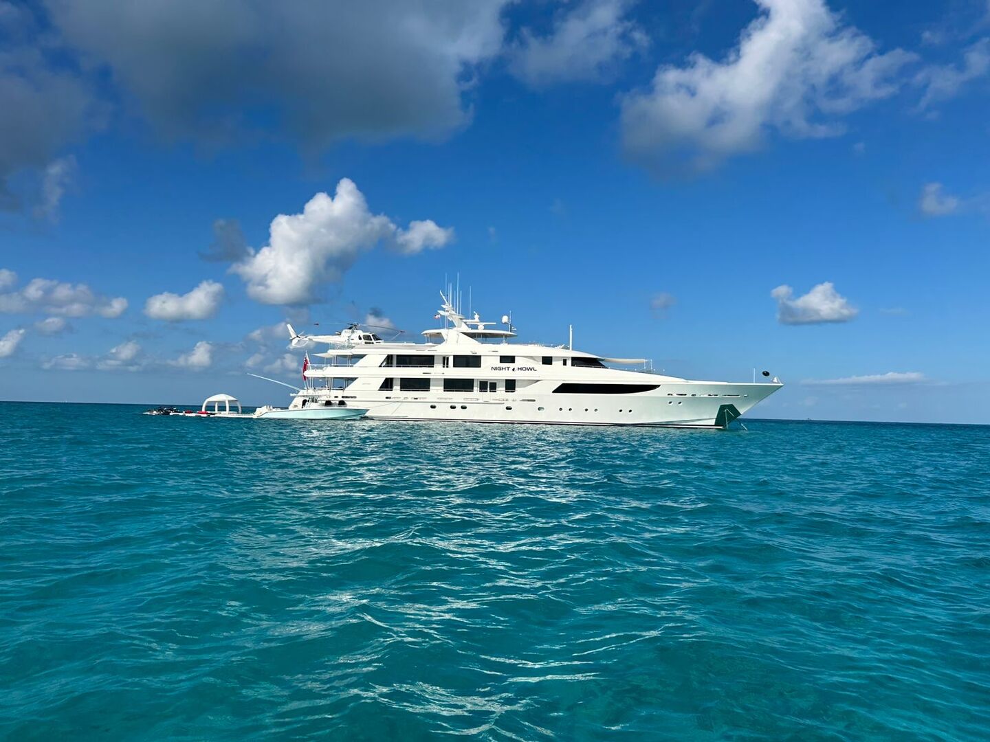 NIght Howl yacht anchored