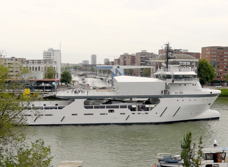 Article image for Newly converted yacht support vessel U-81 eme...