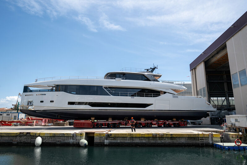 Exclusive: 102m Lürssen superyacht JASSJ launched