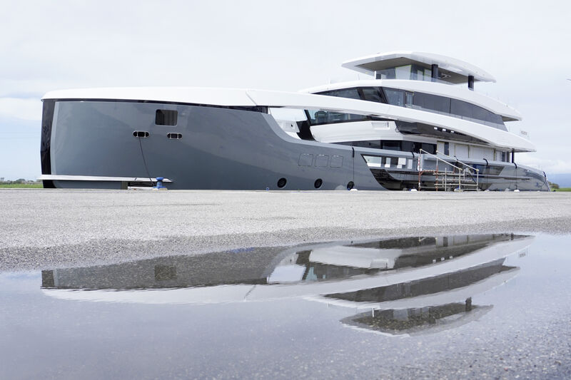 Exclusive: 101m Feadship 1014 yacht launched