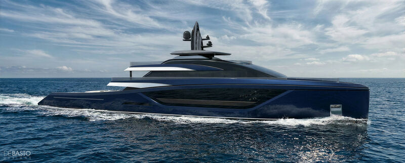 CRN and Vallicelli Design unveil 70m motor yacht concept She