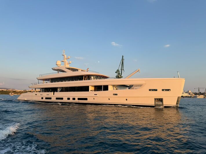 Article image for 50m charter superyacht Oriy launched in Croat...
