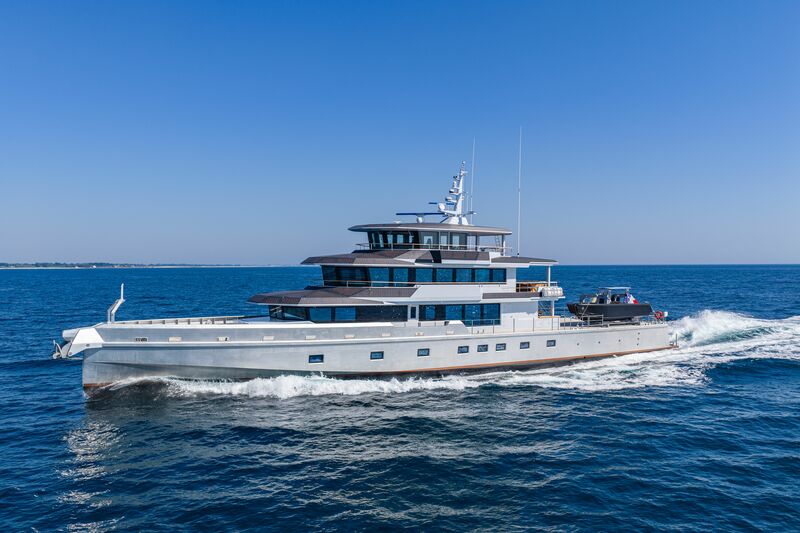 50m custom JFA explorer yacht Canoa delivered