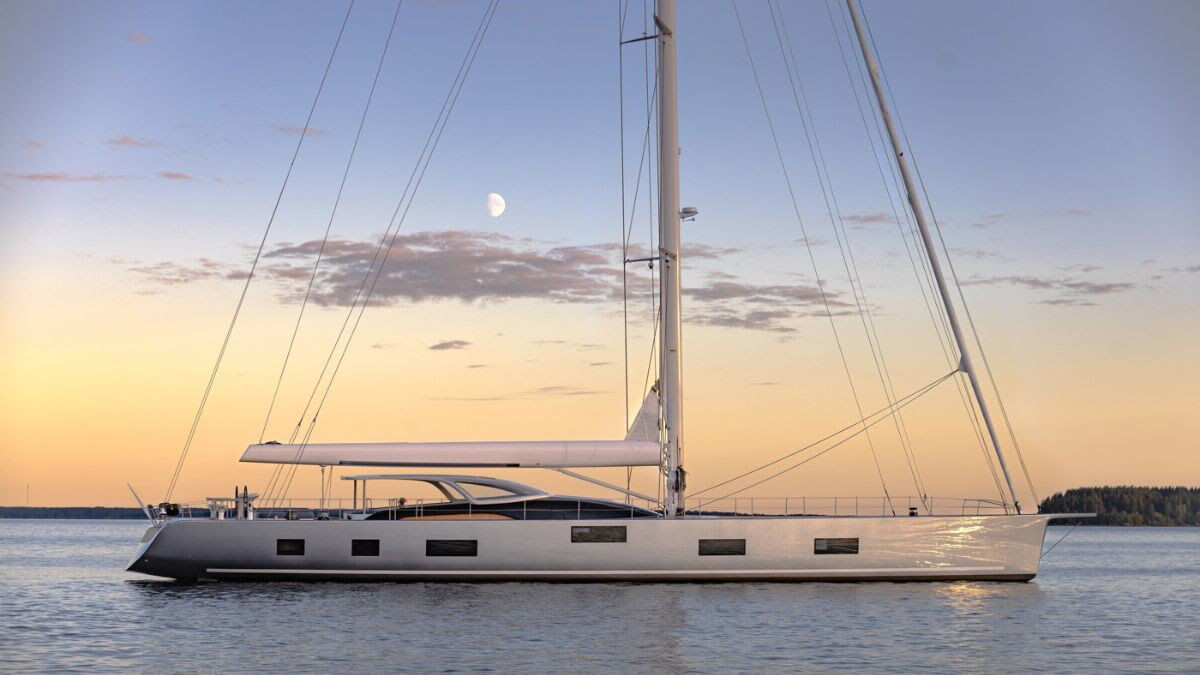 37m Baltic 121 sailing yacht Alice delivered