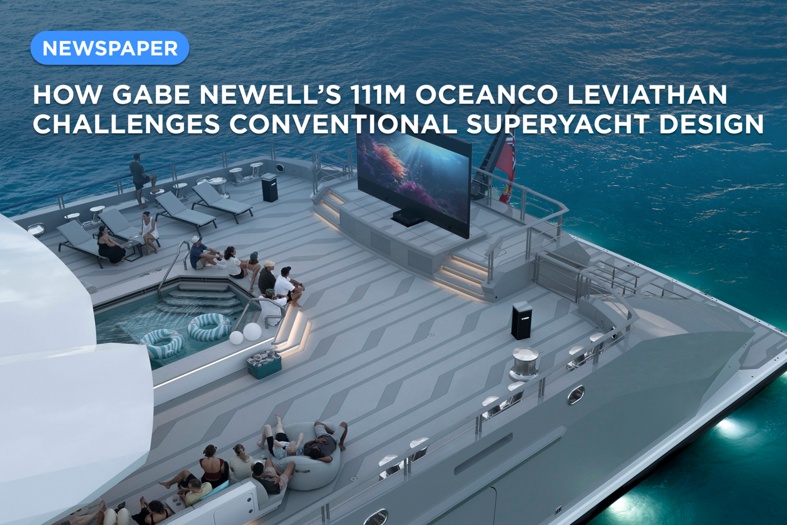 How Gabe Newell's 111m Oceanco Leviathan challenges conventional superyacht design