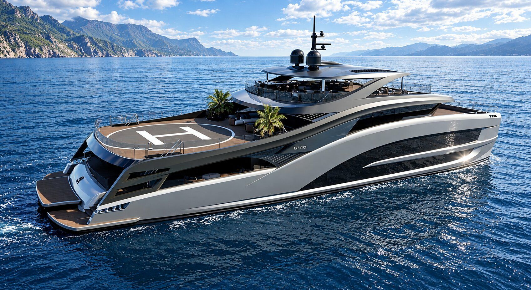 Ultimate Catamarans unveils 42m Q140 yacht concept at MYS 2026 — SuperYacht Times