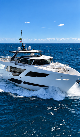 ◇美品◇【全面絵柄】【Denmark sea & yacht】・高さ１９cm・ Damen reveals new SeaXplorer 75 design