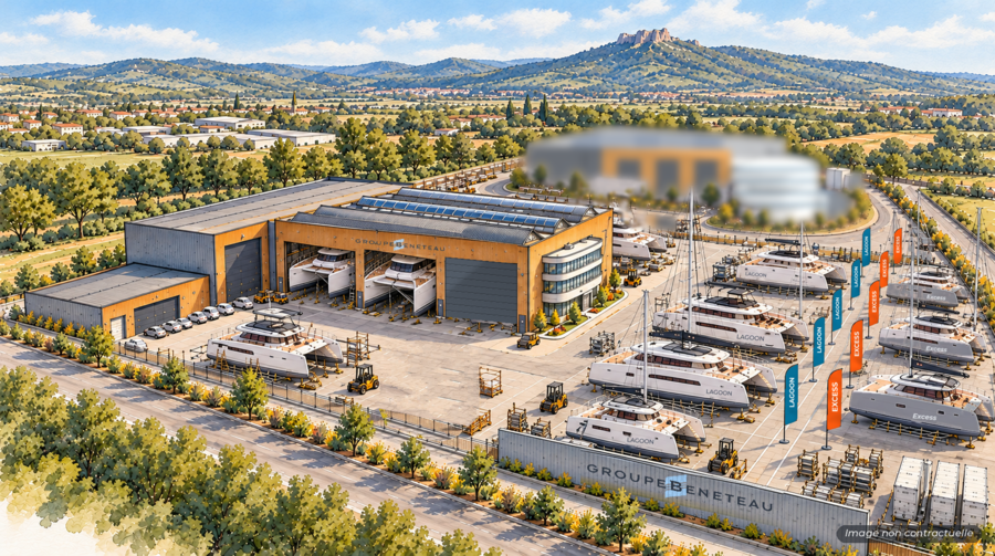 Groupe Beneteau plans 15,000 sqm refit hub in southern France
