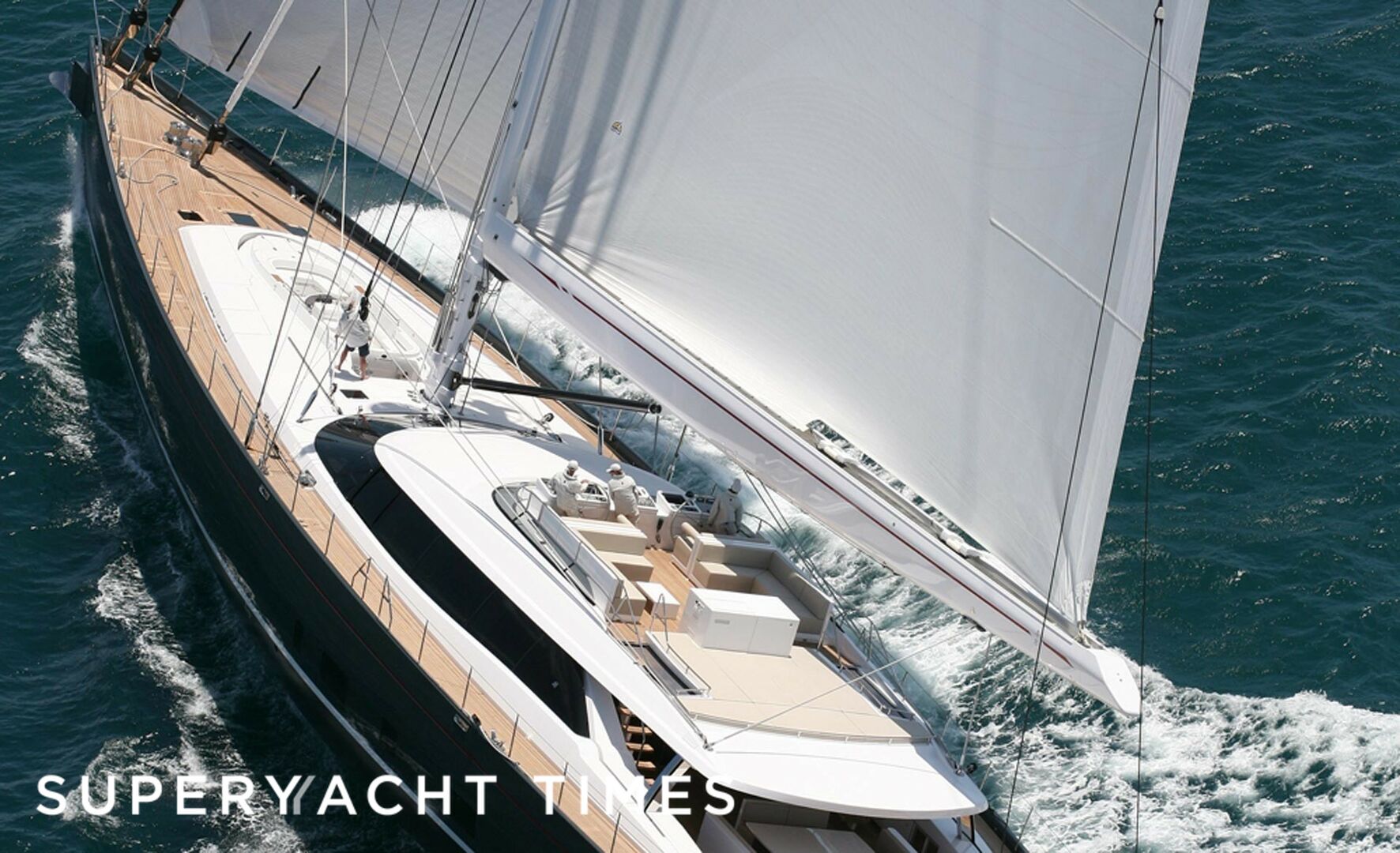Red Dragon under sail