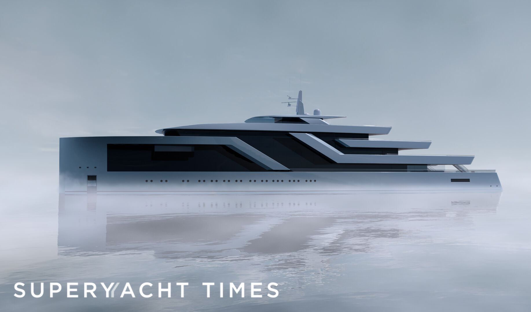 Isaac Burrough 100m Motoryacht Concept 