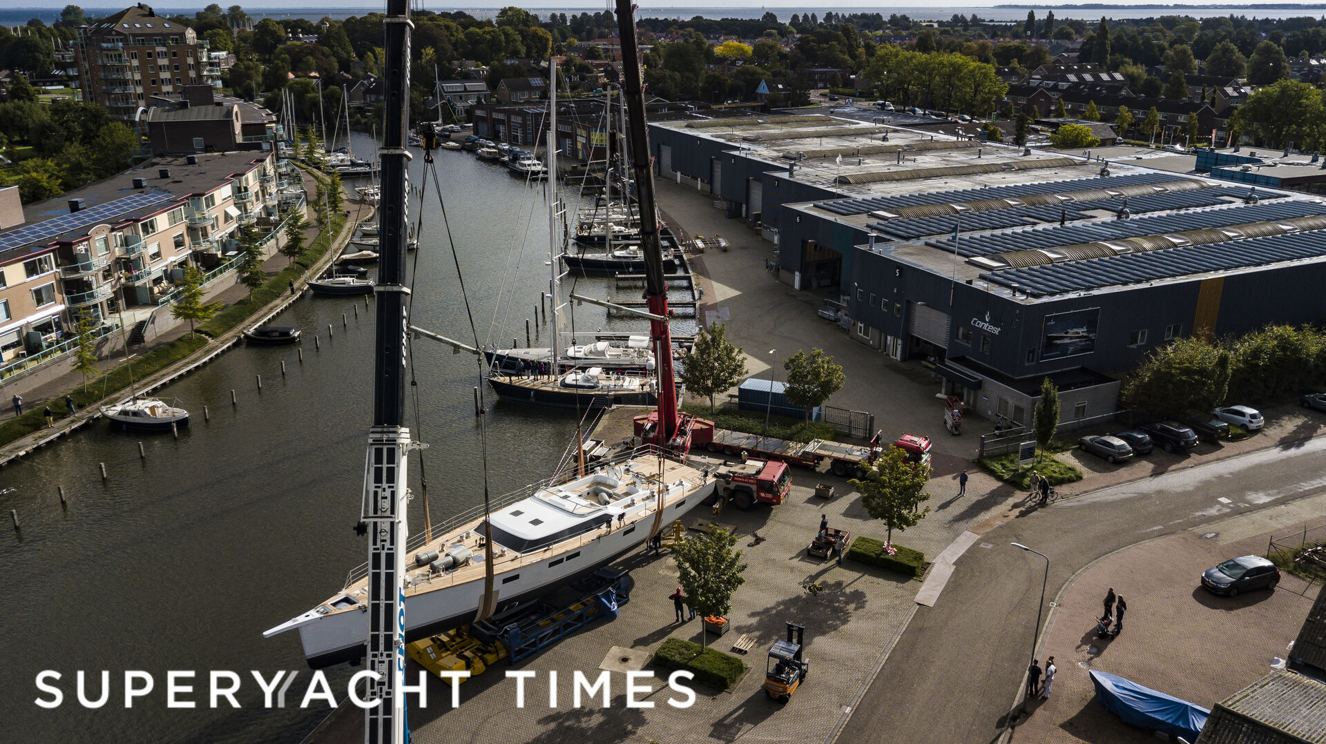 Contest 85CS sailing sloop launched