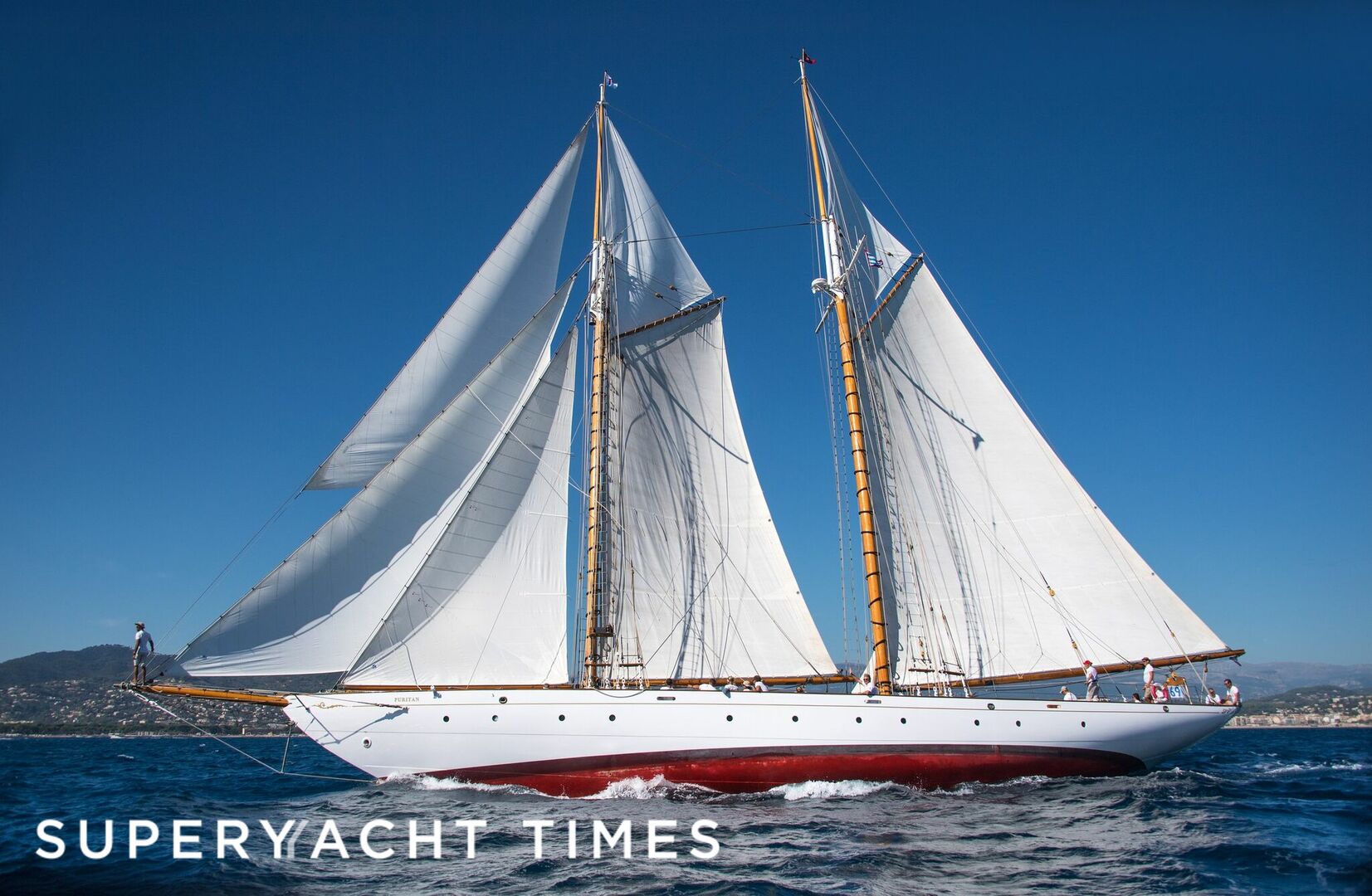 Puritan sailing in Cannes