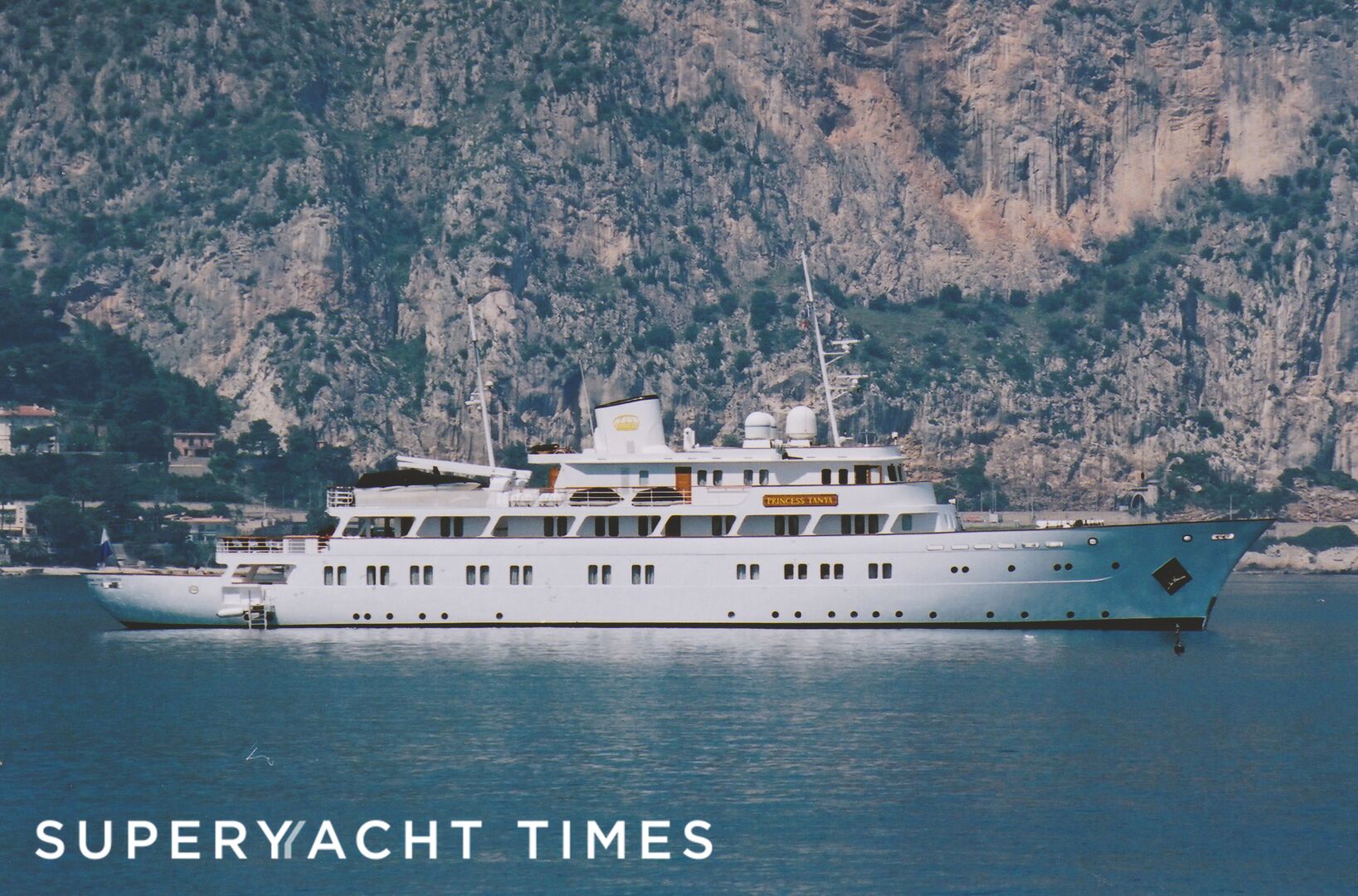 Princess Tanya anchored in Beaulieu
