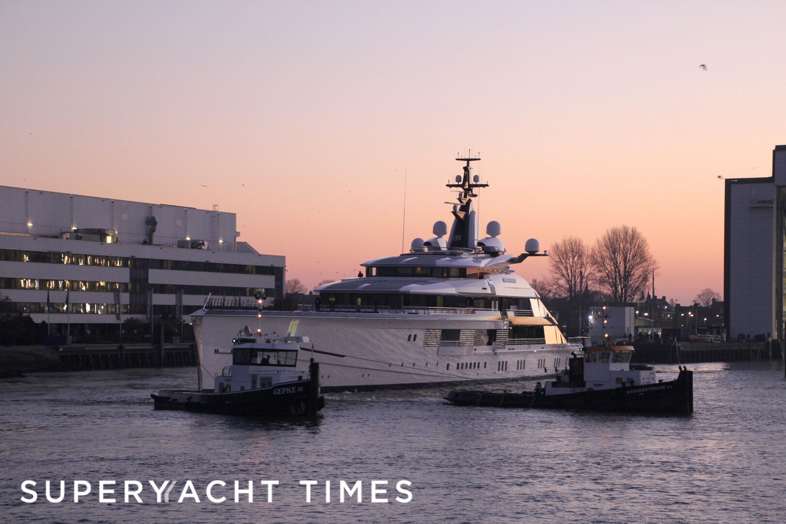 Oceanco Y718 yacht launched in Ablassedam 
