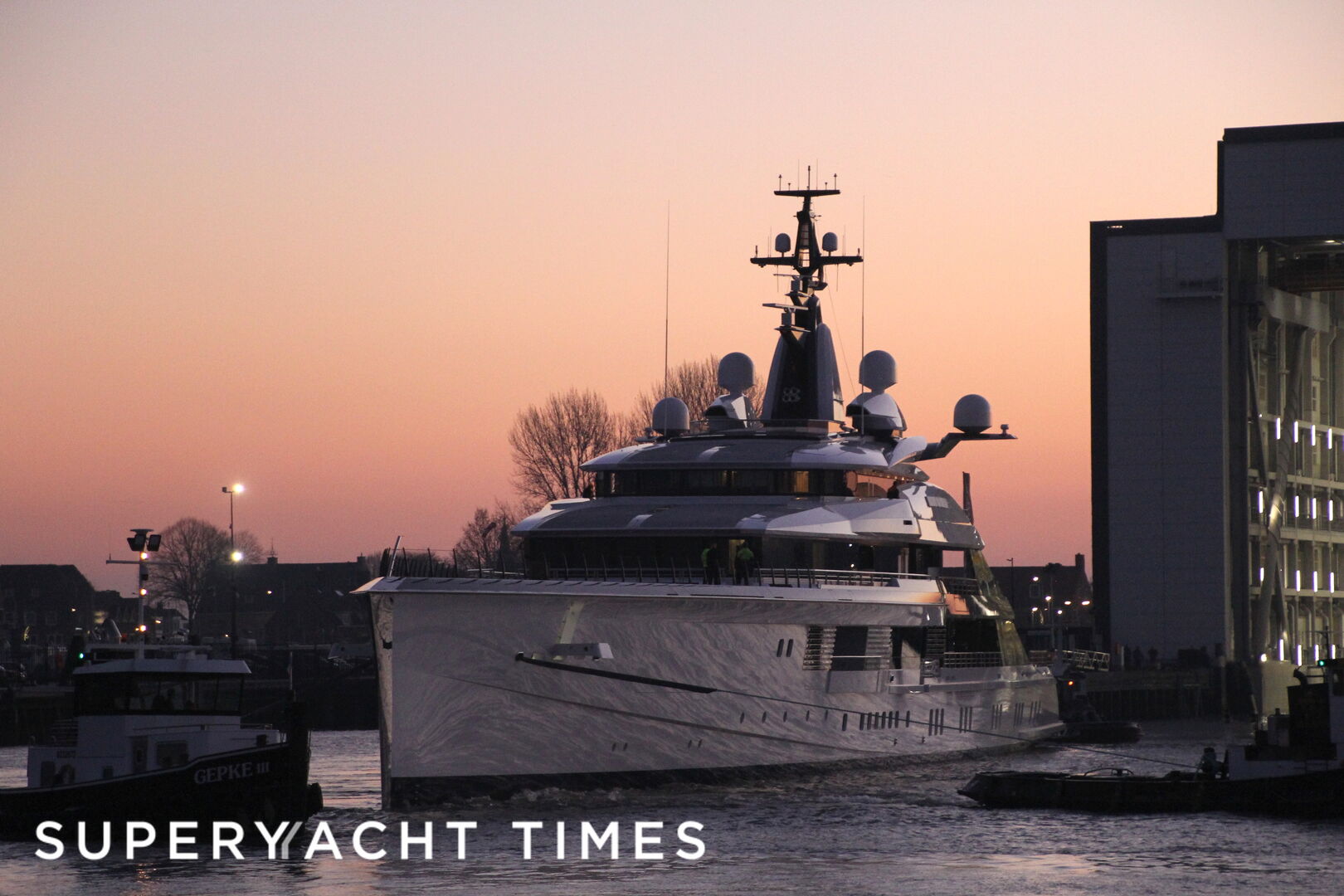 Oceanco Y718 yacht launched in Ablassedam 