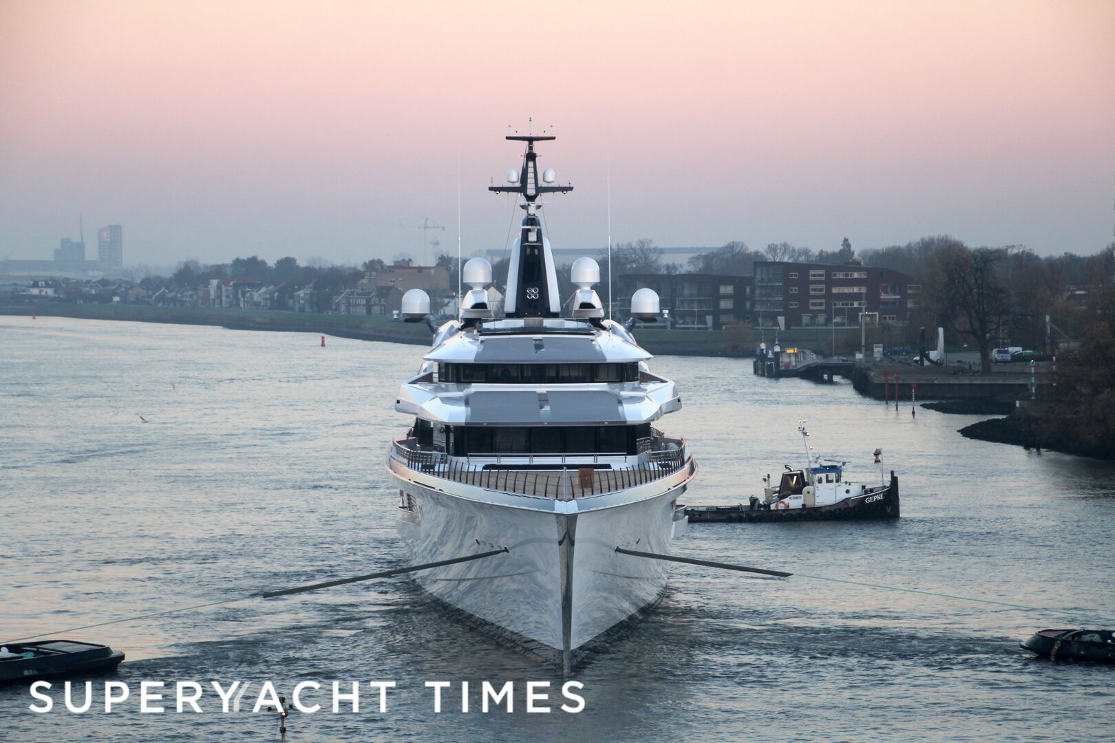 Oceanco Y718 yacht launched in Ablassedam 