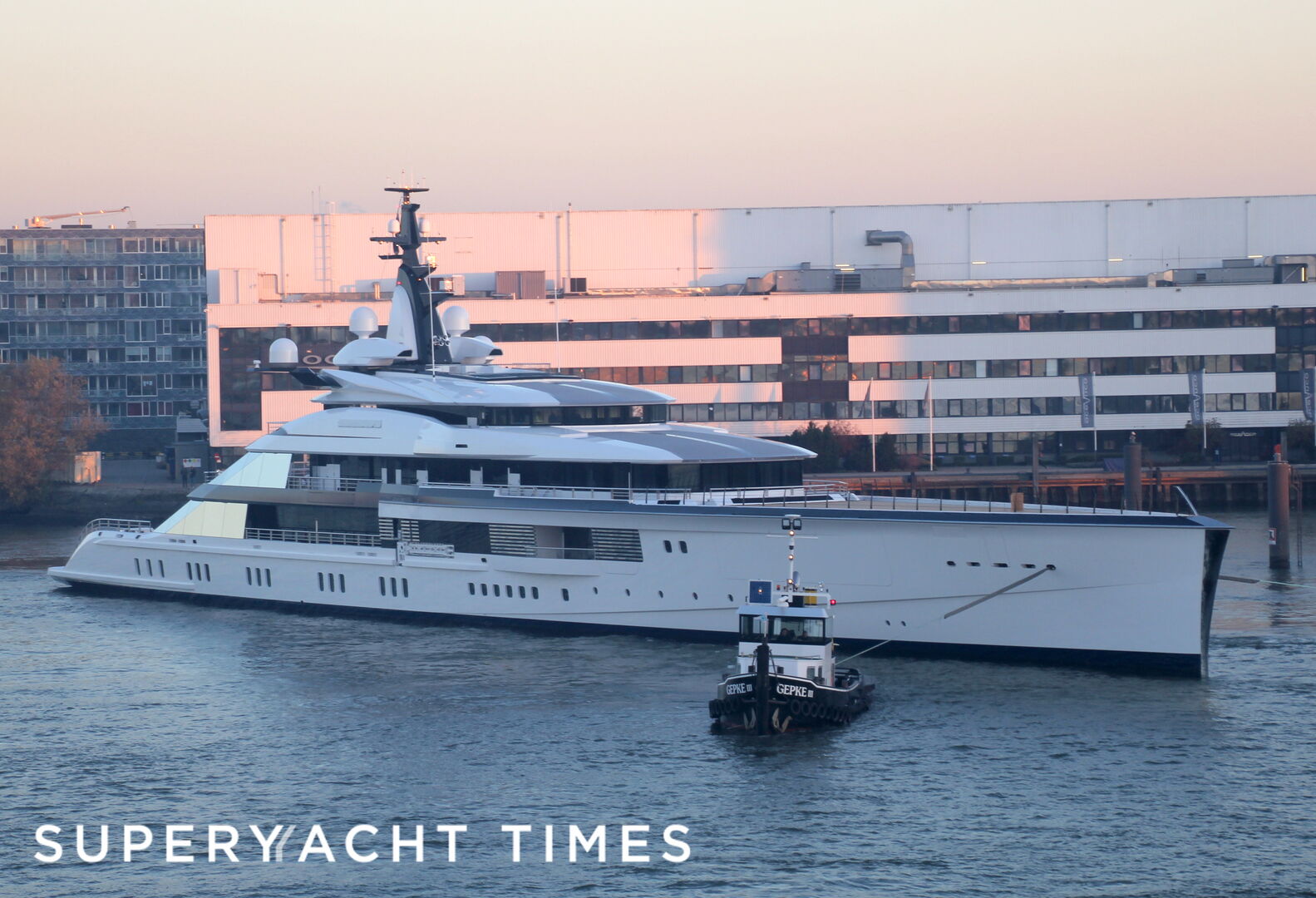 Oceanco Y718 yacht launched in Ablassedam 