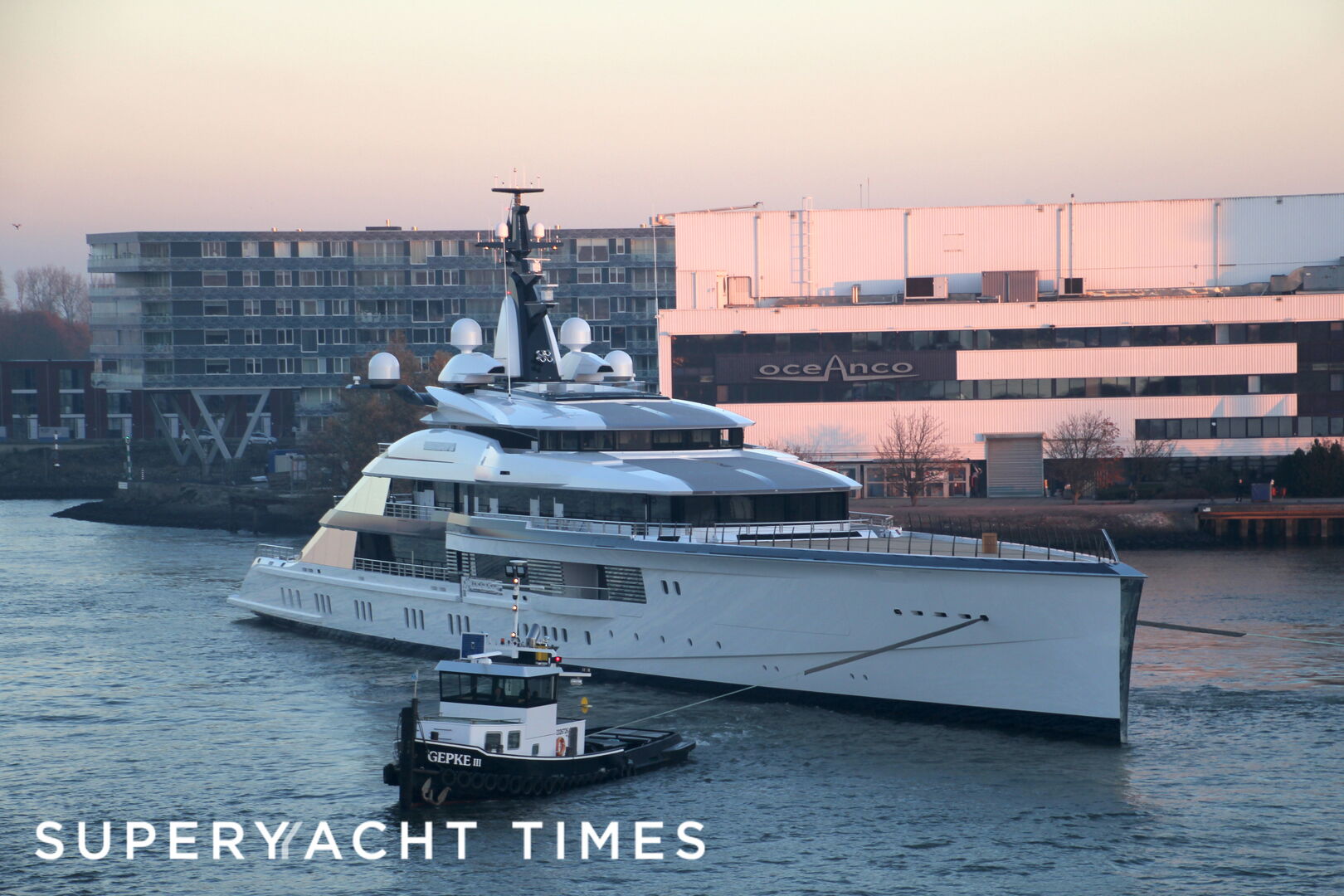 Oceanco Y718 yacht launched in Ablassedam 