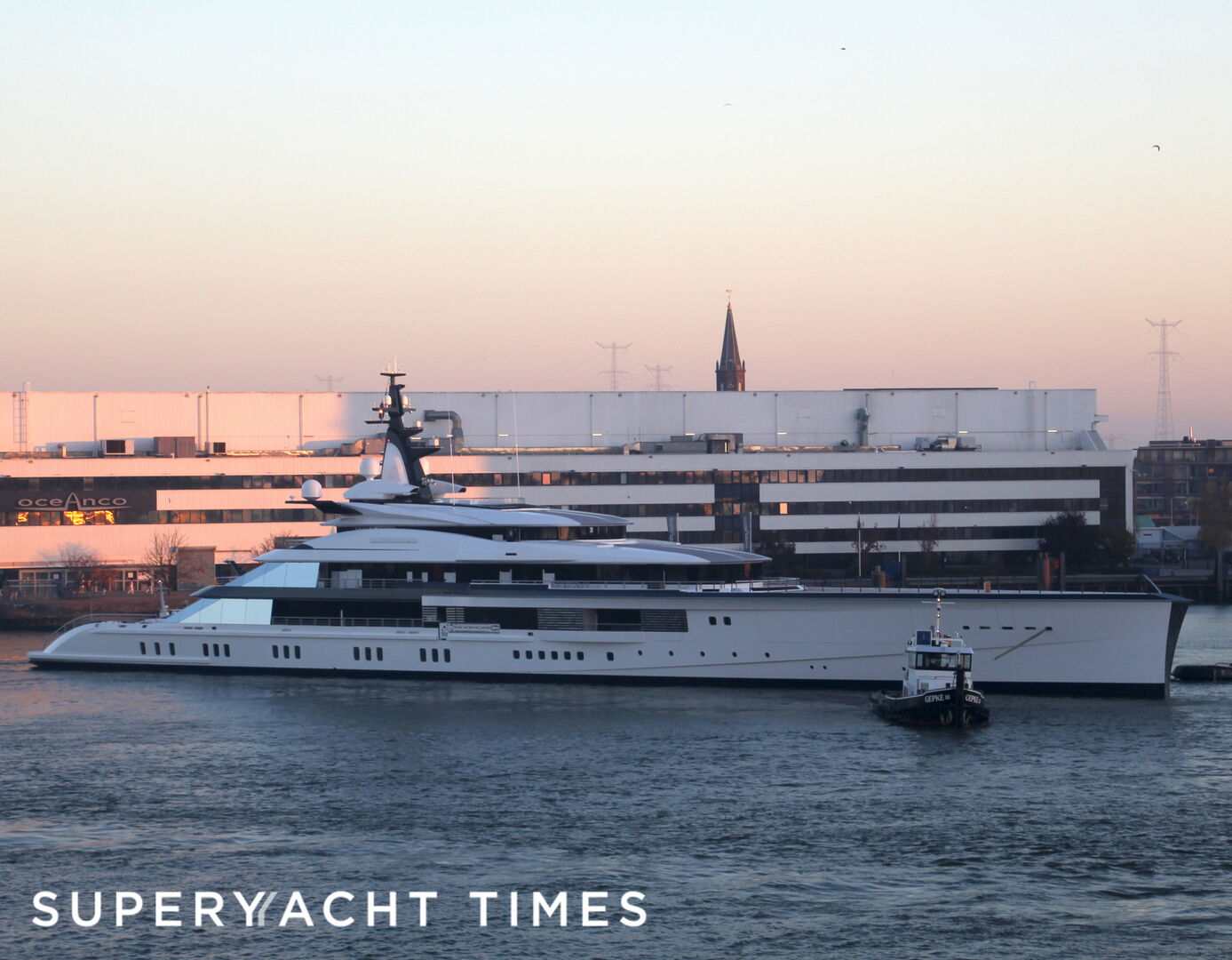Oceanco Y718 yacht launched in Ablassedam 